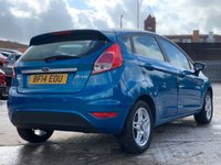 USED 2014 14 FORD FIESTA 1.0 ZETEC 5d 99 BHP 2 KEYS+&pound;0 ROAD TAX+AIR CON+PRIVACY GLASS+ALLOYS+DAB+BLUETOOTH+USB+MEDIA+AUX