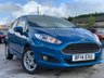 USED 2014 14 FORD FIESTA 1.0 ZETEC 5d 99 BHP 2 KEYS+&pound;0 ROAD TAX+AIR CON+PRIVACY GLASS+ALLOYS+DAB+BLUETOOTH+USB+MEDIA+AUX