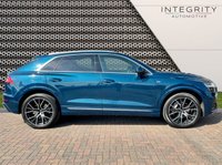 USED 2018 68 AUDI Q8 3.0 TDI QUATTRO S LINE 5d 282 BHP HUGE SPEC, RARE GALAXY BLUE