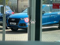 USED 2018 68 AUDI Q8 3.0 TDI QUATTRO S LINE 5d 282 BHP HUGE SPEC, RARE GALAXY BLUE