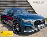 USED 2018 68 AUDI Q8 3.0 TDI QUATTRO S LINE 5d 282 BHP HUGE SPEC, RARE GALAXY BLUE