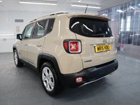 USED 2015 15 JEEP RENEGADE 1.6 M-JET LIMITED 5d 118 BHP GREAT FACTORY OPTION LOADED JEEP WITH THE LEATHER INTERIOR.