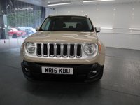 USED 2015 15 JEEP RENEGADE 1.6 M-JET LIMITED 5d 118 BHP GREAT FACTORY OPTION LOADED JEEP WITH THE LEATHER INTERIOR.