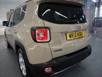 USED 2015 15 JEEP RENEGADE 1.6 M-JET LIMITED 5d 118 BHP GREAT FACTORY OPTION LOADED JEEP WITH THE LEATHER INTERIOR.