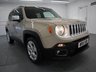 USED 2015 15 JEEP RENEGADE 1.6 M-JET LIMITED 5d 118 BHP GREAT FACTORY OPTION LOADED JEEP WITH THE LEATHER INTERIOR.