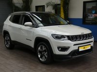 USED 2019 19 JEEP COMPASS 1.4 MULTIAIR II LIMITED 5d 138 BHP SAT NAV LEATHER HEATED SEATS CAZ ULEZ COMPLIANT