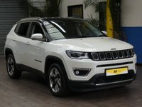 USED 2019 19 JEEP COMPASS 1.4 MULTIAIR II LIMITED 5d 138 BHP SAT NAV LEATHER HEATED SEATS CAZ ULEZ COMPLIANT