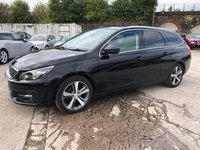 USED 2019 69 PEUGEOT 308 SW 1.5 BLUEHDI S/S SW TECH EDITION 5d 129 BHP 2 KEYS+FSH+1 OWNER FROM NEW++NAVIGATION+PARKING SENSORS+CLIMATE+PANORAMIC ROOF+PRIVACY GLASS+ADAPTIVE CRUISE+PARK ASSIST+PARKING CAMERA+HALF LEATHER TRIM+BLUETOOTH+MEDIA+AUX+USB+DAB