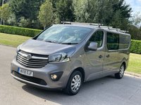 USED 2018 18 VAUXHALL VIVARO 1.6 L2H1 2900 SPORTIVE CDTI BITURBO S/S 125 BHP PRICE 14650+VAT 2930 TOTAL= &pound;17580