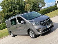 USED 2018 18 VAUXHALL VIVARO 1.6 L2H1 2900 SPORTIVE CDTI BITURBO S/S 125 BHP PRICE 14650+VAT 2930 TOTAL= &pound;17580