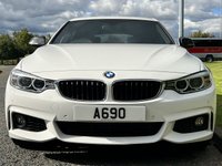 USED 2016 16 BMW 4 SERIES 3.0 435D XDRIVE M SPORT GRAN COUPE 4d 309 BHP 4WDrive Black Leather Sat Nav