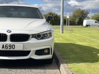 USED 2016 16 BMW 4 SERIES 3.0 435D XDRIVE M SPORT GRAN COUPE 4d 309 BHP 4WDrive Black Leather Sat Nav