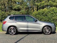 USED 2016 16 BMW X3 2.0 XDRIVE20D M SPORT 5d 188 BHP 4WDrive Black Leather Sat Nav