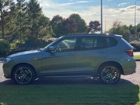 USED 2016 16 BMW X3 2.0 XDRIVE20D M SPORT 5d 188 BHP 4WDrive Black Leather Sat Nav