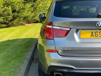USED 2016 16 BMW X3 2.0 XDRIVE20D M SPORT 5d 188 BHP 4WDrive Black Leather Sat Nav