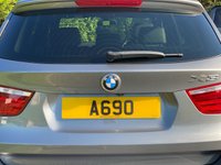 USED 2016 16 BMW X3 2.0 XDRIVE20D M SPORT 5d 188 BHP 4WDrive Black Leather Sat Nav