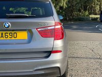 USED 2016 16 BMW X3 2.0 XDRIVE20D M SPORT 5d 188 BHP 4WDrive Black Leather Sat Nav