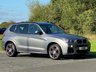 USED 2016 16 BMW X3 2.0 XDRIVE20D M SPORT 5d 188 BHP 4WDrive Black Leather Sat Nav