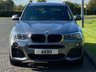 USED 2016 16 BMW X3 2.0 XDRIVE20D M SPORT 5d 188 BHP 4WDrive Black Leather Sat Nav