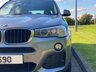 USED 2016 16 BMW X3 2.0 XDRIVE20D M SPORT 5d 188 BHP 4WDrive Black Leather Sat Nav