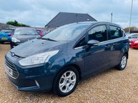 USED 2014 64 FORD B-MAX 1.4 ZETEC 5d 89 BHP Superb and practical 5 door with Low Mileage