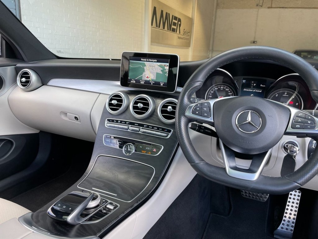 USED 2016 16 MERCEDES-BENZ C-CLASS 2.1 C 220 D AMG LINE PREMIUM 2d 168 BHP 