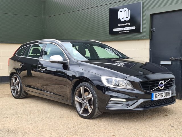 2016 16 Volvo V60 2.0 D4 R-DESIGN LUX NAV 5d 187 BHP