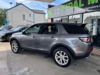 USED 2015 65 LAND ROVER DISCOVERY SPORT 2.0 TD4 HSE 5d 180 BHP FULL EBONY LEATHER WITH HEATED SEATS, BLUETOOTH, 1 OWNER WITH FULL LR, SERVICE HISTORY, SATELLITE  NAVIGATION, 2 KEYS