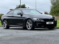 USED 2015 15 BMW 4 SERIES 3.0 435D XDRIVE M SPORT 2d 309 BHP 4WDrive Black Leather Sat Nav