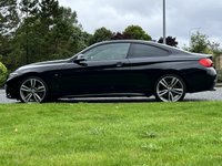 USED 2015 15 BMW 4 SERIES 3.0 435D XDRIVE M SPORT 2d 309 BHP 4WDrive Black Leather Sat Nav
