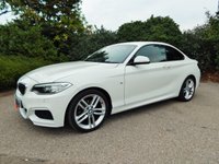 USED 2016 66 BMW 2 SERIES 1.5 218I M SPORT 2d 134 BHP SATNAV 18in ALLOYS-FULL BMW HISTORY