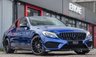 USED 2018 18 MERCEDES-BENZ C-CLASS 2.1 C 220 D AMG LINE 4d 170 BHP FULL LEATHER TRIM+CRUISE CONTROL