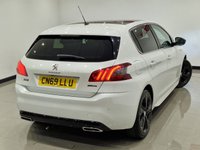 USED 2019 69 PEUGEOT 308 1.2 PURETECH GPF (131 PS) GT LINE ( EURO 6 ) 5DR S/S + NAV + PANORAMIC ROOF + 1/2 LEATHERS + APPLE CAR PLAY + CRUISE + MULTIMEDIA + 360 CAMERA + F-R PARK + PRIVACY + LEDS + 18S 18S+PANROOF+LEDS+TINTS+360CAM+1/2 LEATHER+NAV+CRUISE