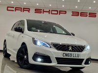 USED 2019 69 PEUGEOT 308 1.2 PURETECH GPF (131 PS) GT LINE ( EURO 6 ) 5DR S/S + NAV + PANORAMIC ROOF + 1/2 LEATHERS + APPLE CAR PLAY + CRUISE + MULTIMEDIA + 360 CAMERA + F-R PARK + PRIVACY + LEDS + 18S 18S+PANROOF+LEDS+TINTS+360CAM+1/2 LEATHER+NAV+CRUISE
