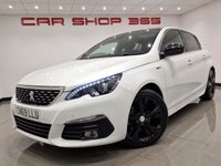 USED 2019 69 PEUGEOT 308 1.2 PURETECH GPF (131 PS) GT LINE ( EURO 6 ) 5DR S/S + NAV + PANORAMIC ROOF + 1/2 LEATHERS + APPLE CAR PLAY + CRUISE + MULTIMEDIA + 360 CAMERA + F-R PARK + PRIVACY + LEDS + 18S 18S+PANROOF+LEDS+TINTS+360CAM+1/2 LEATHER+NAV+CRUISE