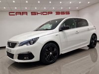 USED 2019 69 PEUGEOT 308 1.2 PURETECH GPF (131 PS) GT LINE ( EURO 6 ) 5DR S/S + NAV + PANORAMIC ROOF + 1/2 LEATHERS + APPLE CAR PLAY + CRUISE + MULTIMEDIA + 360 CAMERA + F-R PARK + PRIVACY + LEDS + 18S 18S+PANROOF+LEDS+TINTS+360CAM+1/2 LEATHER+NAV+CRUISE