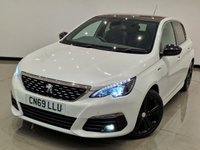 USED 2019 69 PEUGEOT 308 1.2 PURETECH GPF (131 PS) GT LINE ( EURO 6 ) 5DR S/S + NAV + PANORAMIC ROOF + 1/2 LEATHERS + APPLE CAR PLAY + CRUISE + MULTIMEDIA + 360 CAMERA + F-R PARK + PRIVACY + LEDS + 18S 18S+PANROOF+LEDS+TINTS+360CAM+1/2 LEATHER+NAV+CRUISE