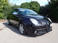 USED 2012 12 ALFA ROMEO MITO 1.4 TB MULTIAIR DISTINCTIVE 3d 135 BHP ONLY 2 OWNERS-Metallic Black