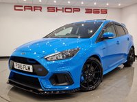 USED 2016 16 FORD FOCUS 2.3T ECOBOOST (350 PS) RS MANUAL AWD ( EURO 6 ) S/S 5DR + NAV + E/SUNROOF + RECARO LEATHER / ALCANTARA BUCKET SEATS + CRUISE + DRIVE MODE + MULTIMEDIA + XENON-LED + R/CAMERA + PARK AID + PRIVACY + PEARLESCENT PAINT + 19S E/SUNROOF+19S+XENON-+R/CAM+TINTS+RECAROS+NAV+CRUISE