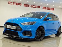USED 2016 16 FORD FOCUS 2.3T ECOBOOST (350 PS) RS MANUAL AWD ( EURO 6 ) S/S 5DR + NAV + E/SUNROOF + RECARO LEATHER / ALCANTARA BUCKET SEATS + CRUISE + DRIVE MODE + MULTIMEDIA + XENON-LED + R/CAMERA + PARK AID + PRIVACY + PEARLESCENT PAINT + 19S E/SUNROOF+19S+XENON-+R/CAM+TINTS+RECAROS+NAV+CRUISE