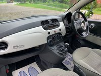 USED 2013 13 FIAT 500 1.2 LOUNGE 3d 69 BHP LOW MILEAGE - ONLY &pound;30.00 12 MONTHS TAX - PANORAMIC GLASS ROOF - 16 INCH GLOSS BLACK ALLOYS - 3 FORMER KEEPERS - LOW INSURANCE GROUP - IDEAL 1SR CAR