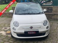 USED 2013 13 FIAT 500 1.2 LOUNGE 3d 69 BHP LOW MILEAGE - ONLY &pound;30.00 12 MONTHS TAX - PANORAMIC GLASS ROOF - 16 INCH GLOSS BLACK ALLOYS - 3 FORMER KEEPERS - LOW INSURANCE GROUP - IDEAL 1SR CAR