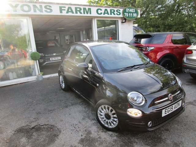 2019 19 Fiat 500 1.2 LOUNGE 3d 69 BHP NEW SHAPE *APPLE CARPLAY + 7