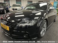 USED 2013 13 AUDI TTS 2.0 TFSI TURBO BLACK EDITION COUPE S TRONIC DSG QUATTRO AWD 272 PS UK DELIVERY FLAT FEE &pound;100*VIDEO AVAILABLE*FINANCE ARRANGED*PART EX*HPI CLEAR