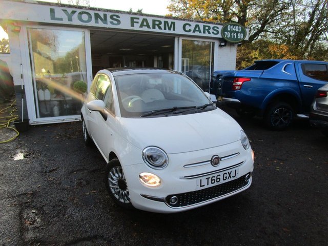 2016 66 Fiat 500 1.2 LOUNGE 3d 69 BHP NEW SHAPE *7