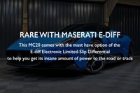 USED 2021 71 MASERATI MC20 3.0 V6 2d 621 BHP PPF, CERAMIC BRAKES, CARBON INTERIOR PACK, FRONT LIFT, INFINITO BLU, CAMERA, E-DIFF LSD