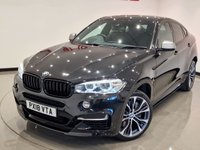 USED 2018 18 BMW X6 3.0 M50D (381 PS) AUTO XDRIVE ( EURO 6 ) S/S 5DR + PRO NAV + E/M/HEATED SPORTS LEATHERS + HEAD UP + HARMAN KARDON + MEDIA + CRUISE + PRIVACY + R/CAMERA + F-R PARK + M PERFORMANCE BODYKIT + 21S + XENON - LED + E/BOOT 21S+R/CAM+TINTS+XENON-LED+LEATHER+NAV+HK+CRUISE+HUD