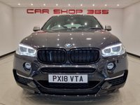 USED 2018 18 BMW X6 3.0 M50D (381 PS) AUTO XDRIVE ( EURO 6 ) S/S 5DR + PRO NAV + E/M/HEATED SPORTS LEATHERS + HEAD UP + HARMAN KARDON + MEDIA + CRUISE + PRIVACY + R/CAMERA + F-R PARK + M PERFORMANCE BODYKIT + 21S + XENON - LED + E/BOOT 21S+R/CAM+TINTS+XENON-LED+LEATHER+NAV+HK+CRUISE+HUD
