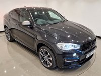 USED 2018 18 BMW X6 3.0 M50D (381 PS) AUTO XDRIVE ( EURO 6 ) S/S 5DR + PRO NAV + E/M/HEATED SPORTS LEATHERS + HEAD UP + HARMAN KARDON + MEDIA + CRUISE + PRIVACY + R/CAMERA + F-R PARK + M PERFORMANCE BODYKIT + 21S + XENON - LED + E/BOOT 21S+R/CAM+TINTS+XENON-LED+LEATHER+NAV+HK+CRUISE+HUD