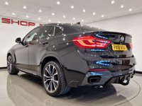 USED 2018 18 BMW X6 3.0 M50D (381 PS) AUTO XDRIVE ( EURO 6 ) S/S 5DR + PRO NAV + E/M/HEATED SPORTS LEATHERS + HEAD UP + HARMAN KARDON + MEDIA + CRUISE + PRIVACY + R/CAMERA + F-R PARK + M PERFORMANCE BODYKIT + 21S + XENON - LED + E/BOOT 21S+R/CAM+TINTS+XENON-LED+LEATHER+NAV+HK+CRUISE+HUD